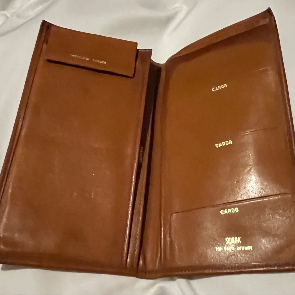 Swank Top Grain Cowhide Brown Leather Wallet